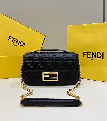 Fendi Baguette Black 8533 Size 24×7×13cm