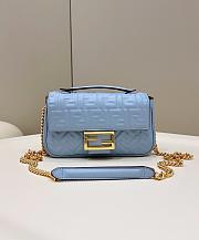 Fendi Baguette Blue 8533 Size 24×7×13cm - 3