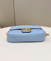 Fendi Baguette Blue 8533 Size 24×7×13cm - 2