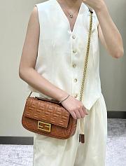 Fendi Baguette Brown 8533 Size 24×7×13cm - 5
