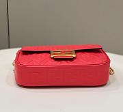 Fendi Baguette Red 8533 Size 24×7×13cm - 6