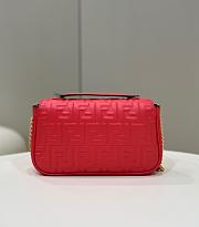 Fendi Baguette Red 8533 Size 24×7×13cm - 5