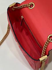 Fendi Baguette Red 8533 Size 24×7×13cm - 2