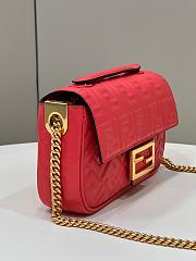 Fendi Baguette Red 8533 Size 24×7×13cm - 3