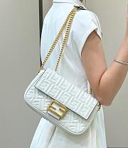 Fendi Baguette White 8533 Size 24×7×13cm - 5