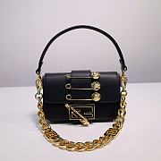 Fendi by Versace Black Medusa 8066 Size 20x13x5cm - 6