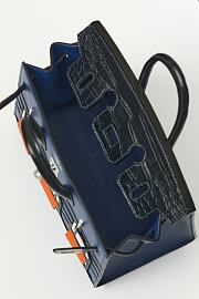 Hermès Birkin Bag 3 Windows Blue Size 22x15x8CM - 2