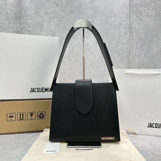 Jacquemus Axillary Bag Black Size 26x22x9.5CM - 1