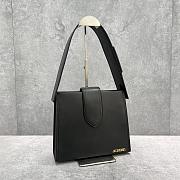 Jacquemus Axillary Bag Black Size 26x22x9.5CM - 4