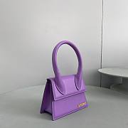 Jacquemus HandBag Purple Size 18x15.5x8cm - 2