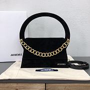 Jacquemus HandBag Black 2100 Size 26.5x16.5x8cm - 1