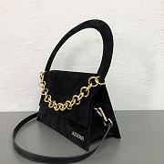 Jacquemus HandBag Black 2100 Size 26.5x16.5x8cm - 4