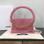Jacquemus HandBag Pink 2100 Size 26.5x16.5x8cm - 5