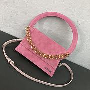 Jacquemus HandBag Pink 2100 Size 26.5x16.5x8cm - 4
