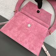 Jacquemus HandBag Pink 2100 Size 26.5x16.5x8cm - 2