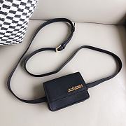 Jacquemus Le Cienture Bello Waist Bag Black Size 12x9x3cm - 5