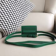 Jacquemus Le Cienture Bello Waist Bag Green Size 12x9x3cm - 6