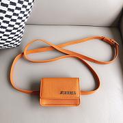 Jacquemus Le Cienture Bello Waist Bag Orange Size 12x9x3cm - 6