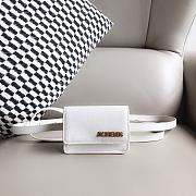 Jacquemus Le Cienture Bello Waist Bag White Size 12x9x3cm - 1