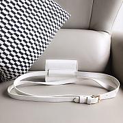 Jacquemus Le Cienture Bello Waist Bag White Size 12x9x3cm - 5