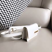 Jacquemus Le Cienture Bello Waist Bag White Size 12x9x3cm - 2