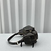 Miu Miu Nappa Leather Pocket Bag Coffee Size 21x6x12CM - 5