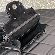 Valentino Garavani Mini Loco 3D Black Size 19x10.5x5cm - 5