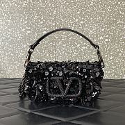 Valentino Garavani Mini Loco 3D Black Size 19x10.5x5cm - 2