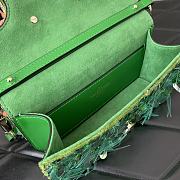 Valentino Garavani Mini Loco 3D Green Size 19x10.5x5cm - 3