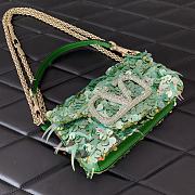 Valentino Garavani Mini Loco 3D Green Size 19x10.5x5cm - 2