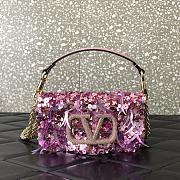 Valentino Garavani Mini Loco 3D Pink Size 19x10.5x5cm - 6