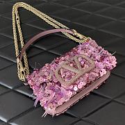 Valentino Garavani Mini Loco 3D Pink Size 19x10.5x5cm - 4