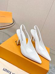 LV Sparkle Pump White 6.5cm 9.5cm - 5
