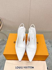 LV Sparkle Pump White 6.5cm 9.5cm - 3