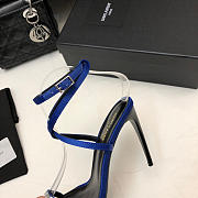 Saint Laurent High Heels MJ00321 Blue 10.5cm - 4