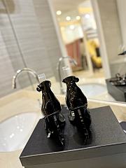 Saint Laurent Opyum Heeled Sandals Black 10.5cm - 5