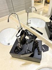 Saint Laurent Opyum Heeled Sandals Black 10.5cm - 2
