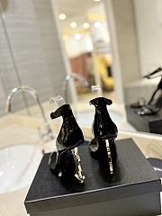 Saint Laurent Opyum Open Toe Sandals Black 10.5cm - 2