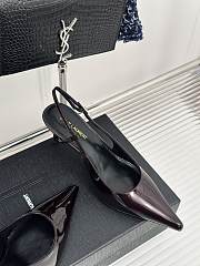 Saint Laurent Pumps Purple 8CM - 4