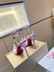 Christian Louboutin Heel Buterfly Purple 024#326 - 3