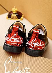 Christian Louboutin Fun Louis Junior Sneakers Black 063#326 - 6