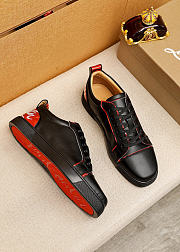 Christian Louboutin Fun Louis Junior Sneakers Black 063#326 - 2