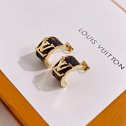 Louis Vuitton Earrings Black Gold 73 - 4