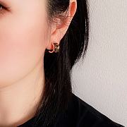 Louis Vuitton Earrings Black Gold 73 - 2
