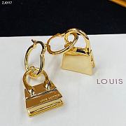 Louis Vuitton Earrings Gold Bag 06 - 3