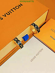Louis Vuitton Earrings Gold Black KJ6776 - 6