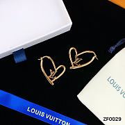 Louis Vuitton Earrings Gold Heart 25 - 5