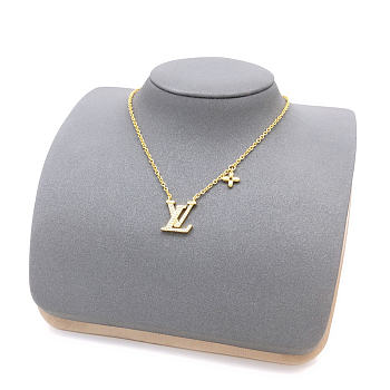 Louis Vuitton Necklace Gold 046#307
