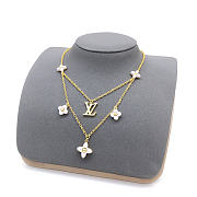 Louis Vuitton Necklace Gold 047#307 - 1