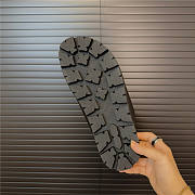 Prada Nappa Leather Slides Black - 5